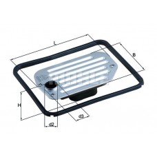 Гiдрофiльтр к-т MAHLE HX85D