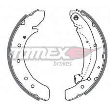 Гальмiвнi колодки барабаннi TOMEX 2050