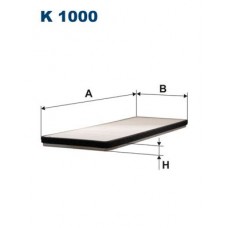 Фiльтр салону FILTRON K1000