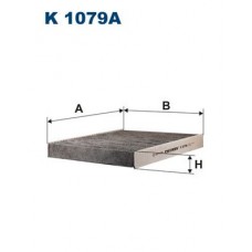 Фiльтр салону вугiльний FILTRON K1079A