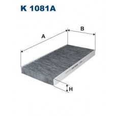 Фiльтр салону вугiльний FILTRON K1081A