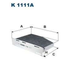 Фiльтр салону вугiльний FILTRON K1111A