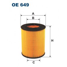 Фiльтр масляний FILTRON OE649