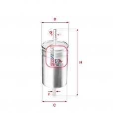 Фiльтр паливний SOFIMA S1722B