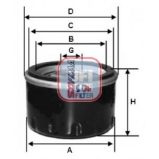 Фiльтр масляний SOFIMA S3401R