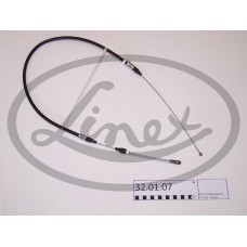 Трос ручного гальма заднiй, лiвий LINEX 320107