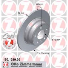 Гальмiвнi диски заднi ZIMMERMANN 150129920
