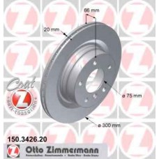 Гальмiвнi диски заднi ZIMMERMANN 150342620