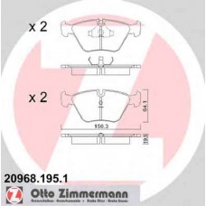 Гальмiвнi колодки дисковi переднi ZIMMERMANN 209681951