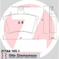 Гальмiвнi колодки дисковi заднi ZIMMERMANN 211441651