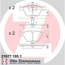 Гальмiвнi колодки дисковi переднi ZIMMERMANN 216771951