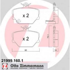 Гальмiвнi колодки дисковi переднi ZIMMERMANN 219991601