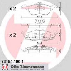 Гальмiвнi колодки дисковi переднi ZIMMERMANN 231541901