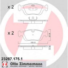 Гальмiвнi колодки дисковi переднi ZIMMERMANN 232871751