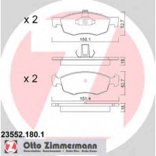 Гальмiвнi колодки дисковi ZIMMERMANN 235521801