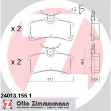Гальмiвнi колодки дисковi ZIMMERMANN 240131551