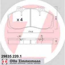 Гальмiвнi колодки дисковi ZIMMERMANN 298352201