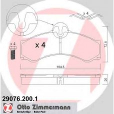 Гальмiвнi колодки дисковi з датчиком ZIMMERMANN 290762001