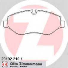 Гальмiвнi колодки дисковi без аксесуарiв переднi ZIMMERMANN 291922101
