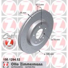 Гальмiвнi диски переднi ZIMMERMANN 150129452