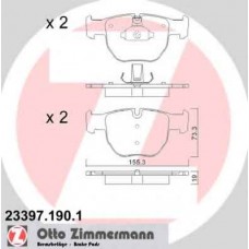 Гальмiвнi колодки дисковi переднi ZIMMERMANN 233971901