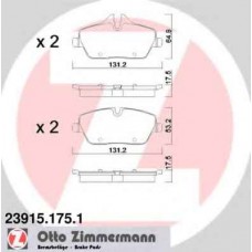 Гальмiвнi колодки дисковi без аксесуарiв переднi ZIMMERMANN 239151751