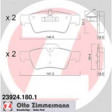 Гальмiвнi колодки дисковi заднi ZIMMERMANN 239241801