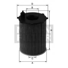 Фiльтр масляний 99mm MANN HU7162X