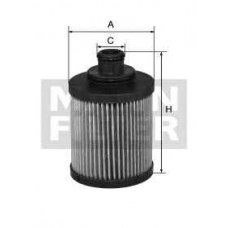 Фiльтр масляний MANN HU7127X