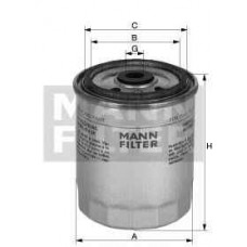 Фiльтр паливний MANN WK8173X