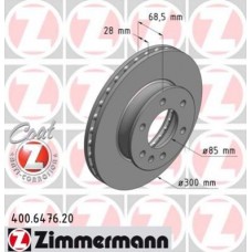 Гальмiвнi диски переднi ZIMMERMANN 400647620