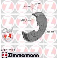 Гальмiвнi барабани заднi ZIMMERMANN 430178920