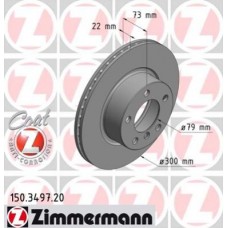 Гальмiвнi диски переднi ZIMMERMANN 150349720