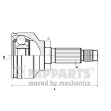 К-т шарнiрний привiдного валу NIPPARTS N2821042