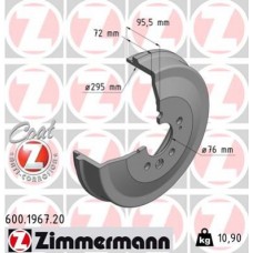 Гальмiвнi барабани заднi ZIMMERMANN 600196720