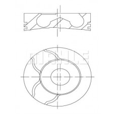 Поршень MAHLE 0010101