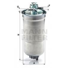 Фiльтр паливний MANN WK8533X