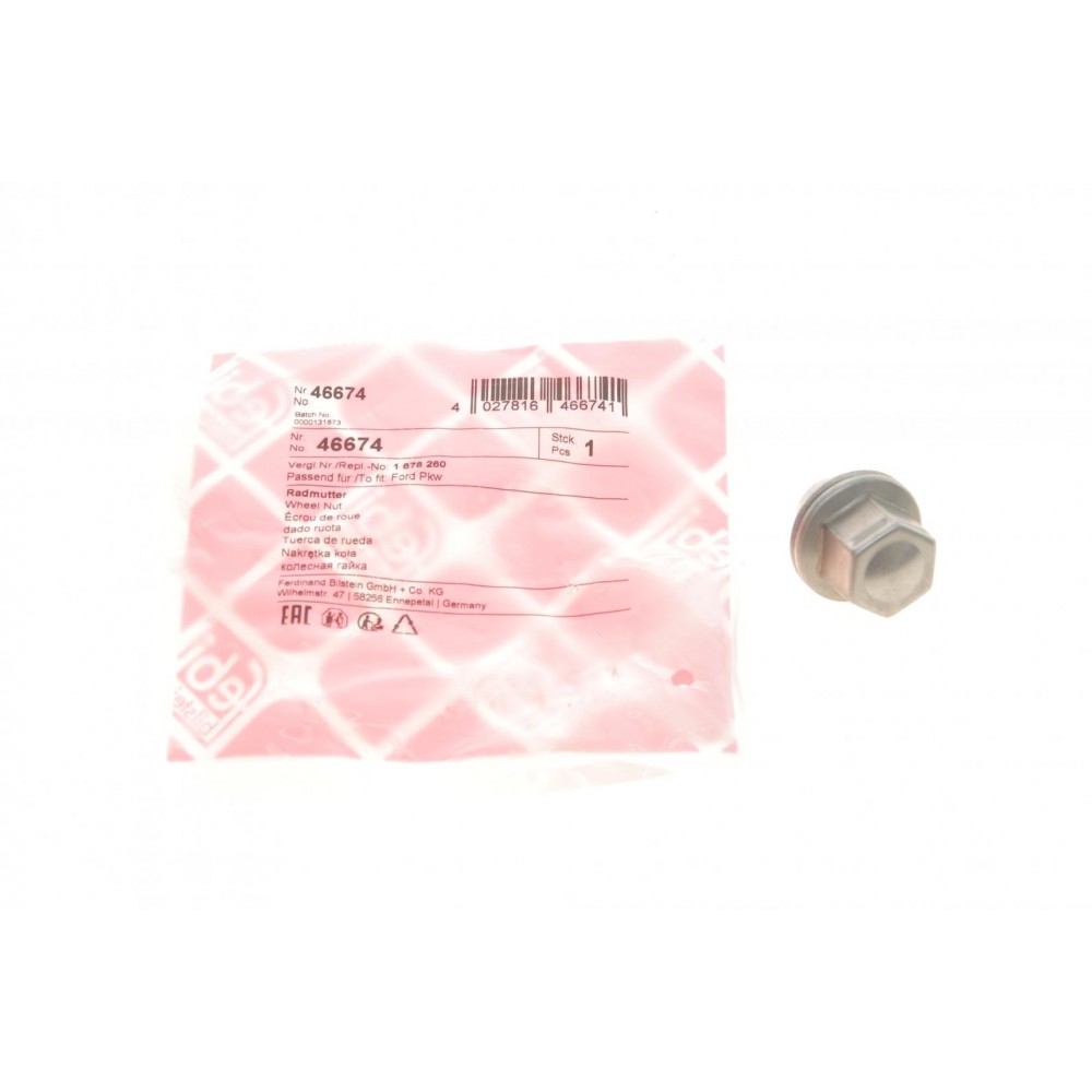 Гайка колісна Ford Connect 02- (M12x1.5)