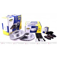 Комплект гальмівний передній (диски+колодки) MB Sprinter (906) 209-319/VW Crafter 06- (300x28)