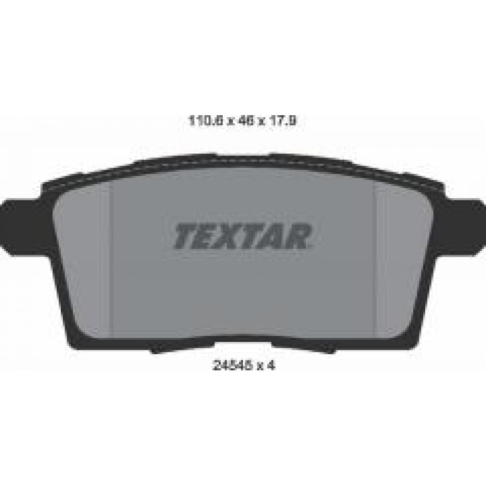 Колодки гальмівні (задні) Mazda CX-7 2.2-2.5 06-