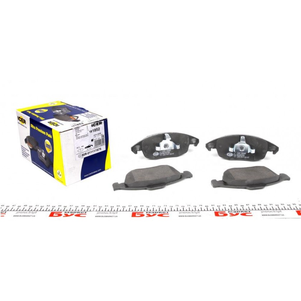 Колодки гальмівні (передні) Citroen C4 07-/Berlingo 05-/DS4/DS5 11-/Peugeot 5008 09-/Partner 08-