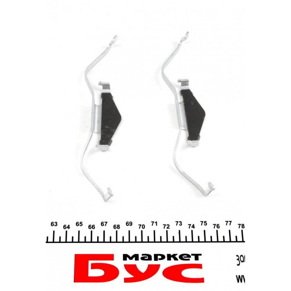 Планка супорта (переднього) прижимна (к-кт) Opel Vectra C 1.6-2.2DTI 02- (Ate)