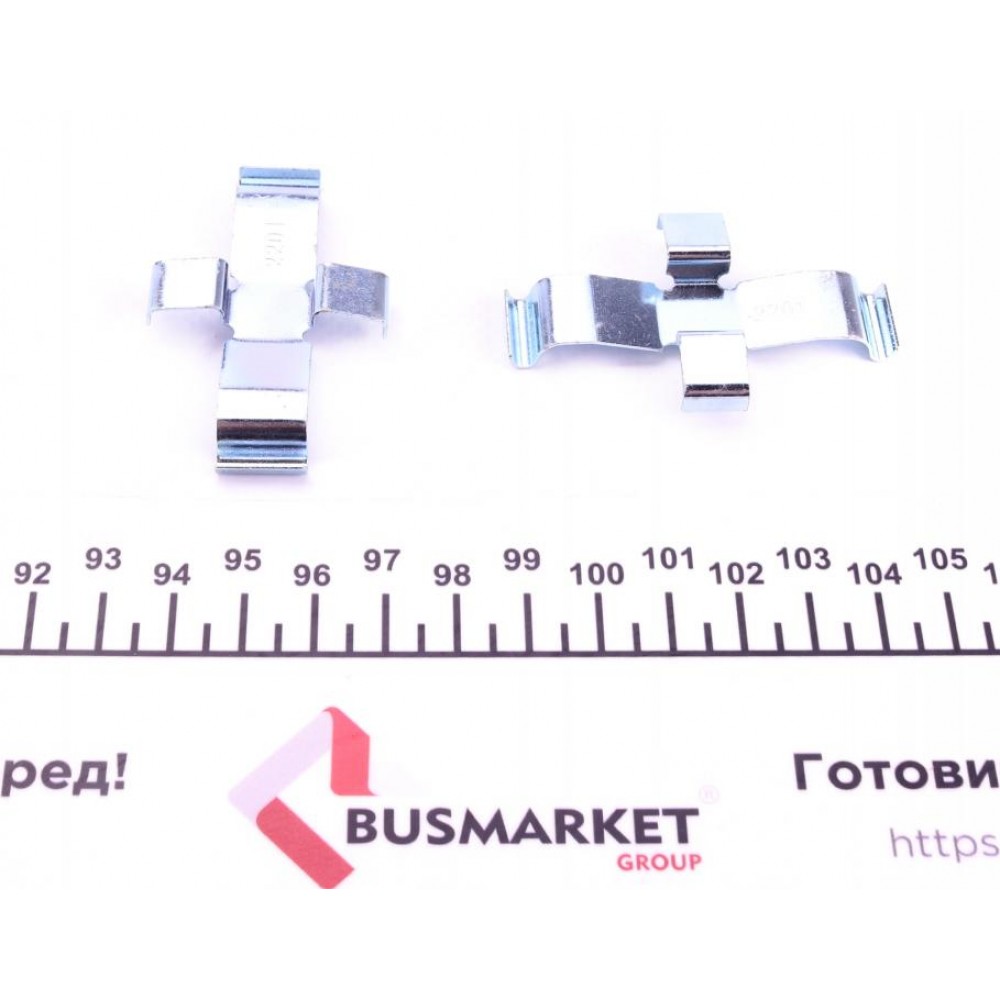 Планка супорта (заднього) прижимна (к-кт) MB 190 (W201)/(C124)/(W124) 82-93 (Ate)