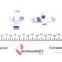 Планка супорта (заднього) прижимна (к-кт) MB 190 (W201)/(C124)/(W124) 82-93 (Ate)