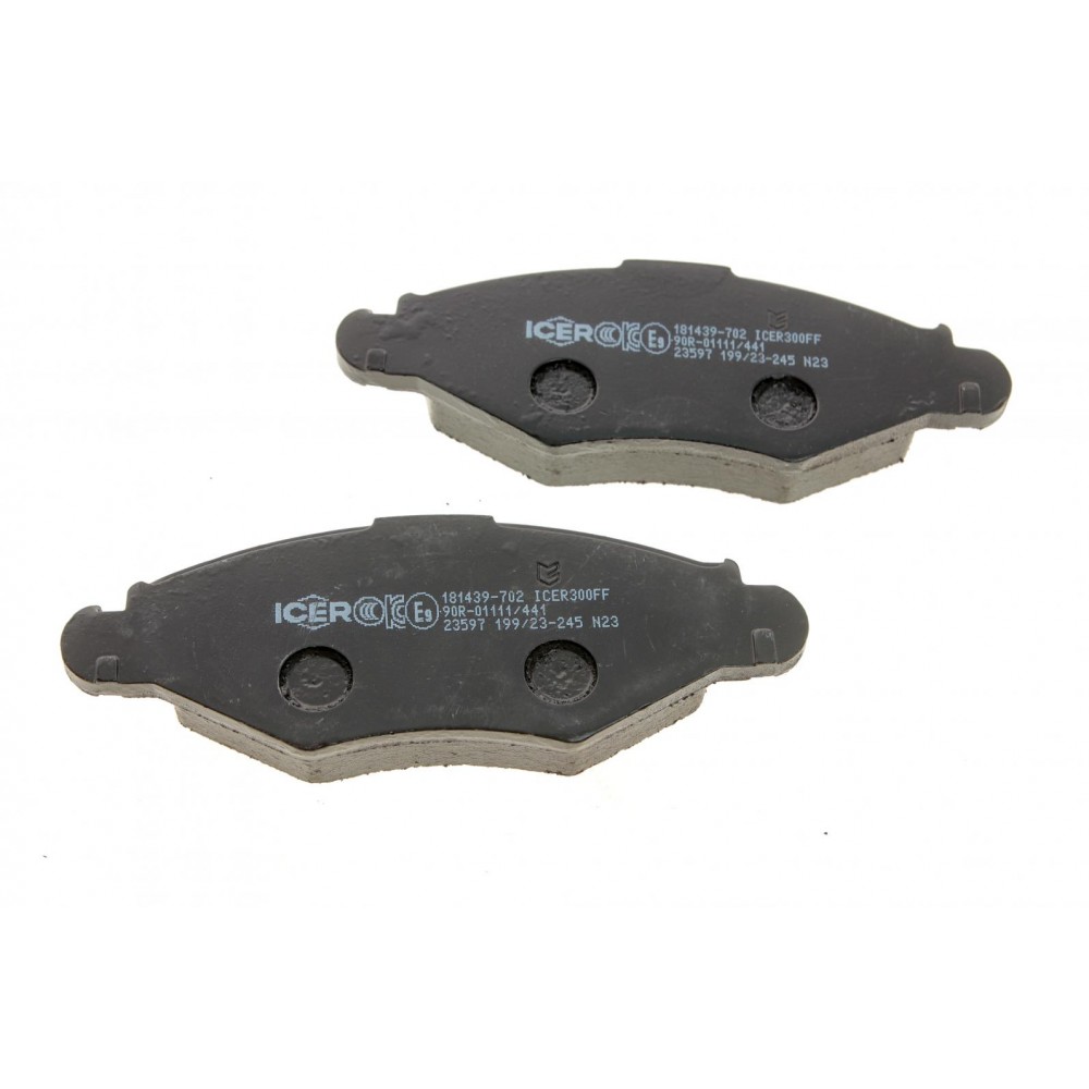 Колодки гальмівні (передні) Peugeot 206 98-/Peugeot 206+ 09-13/Peugeot 306 93-01