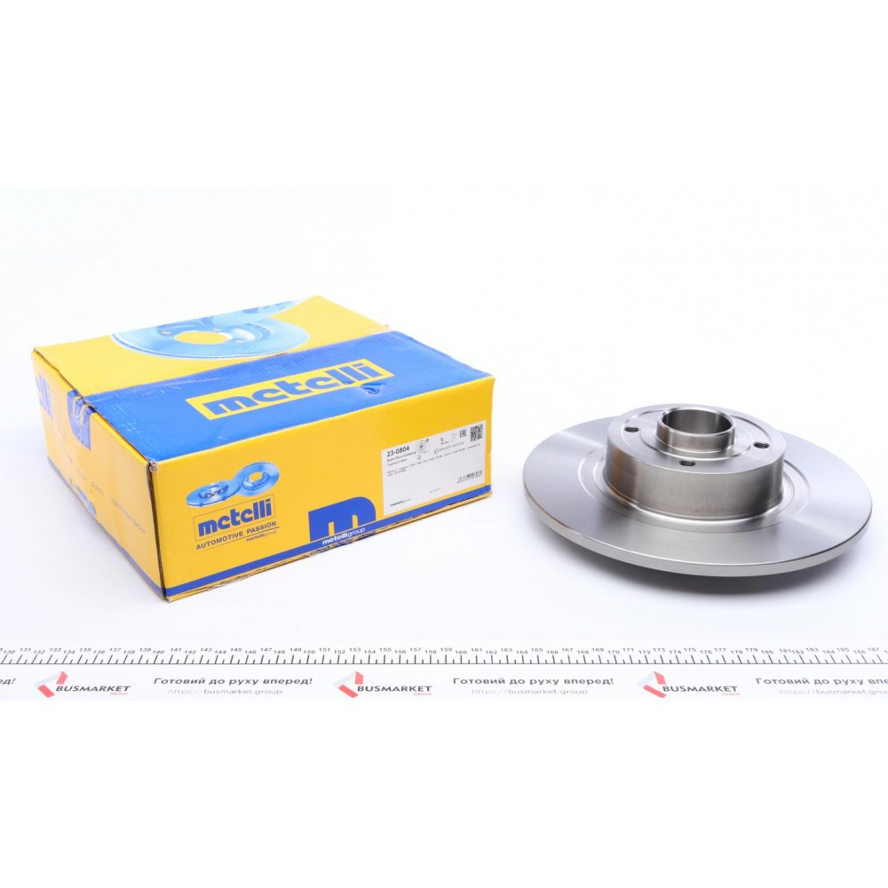Диск гальмівний (задній) Renault Scenic II/Megane II 03-10 (270х10) (+ABS) (з підшипником) (повний)