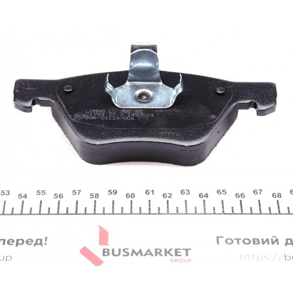 Колодки гальмівні (передні) MB E-class (W210) 95-02 (ATE)