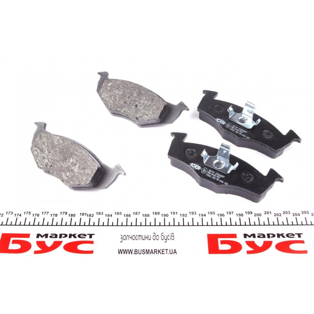 Колодки гальмівні (передні) Seat Cordoba/Ibiza/Toledo 93-02/VW Golf III/Polo 91-02