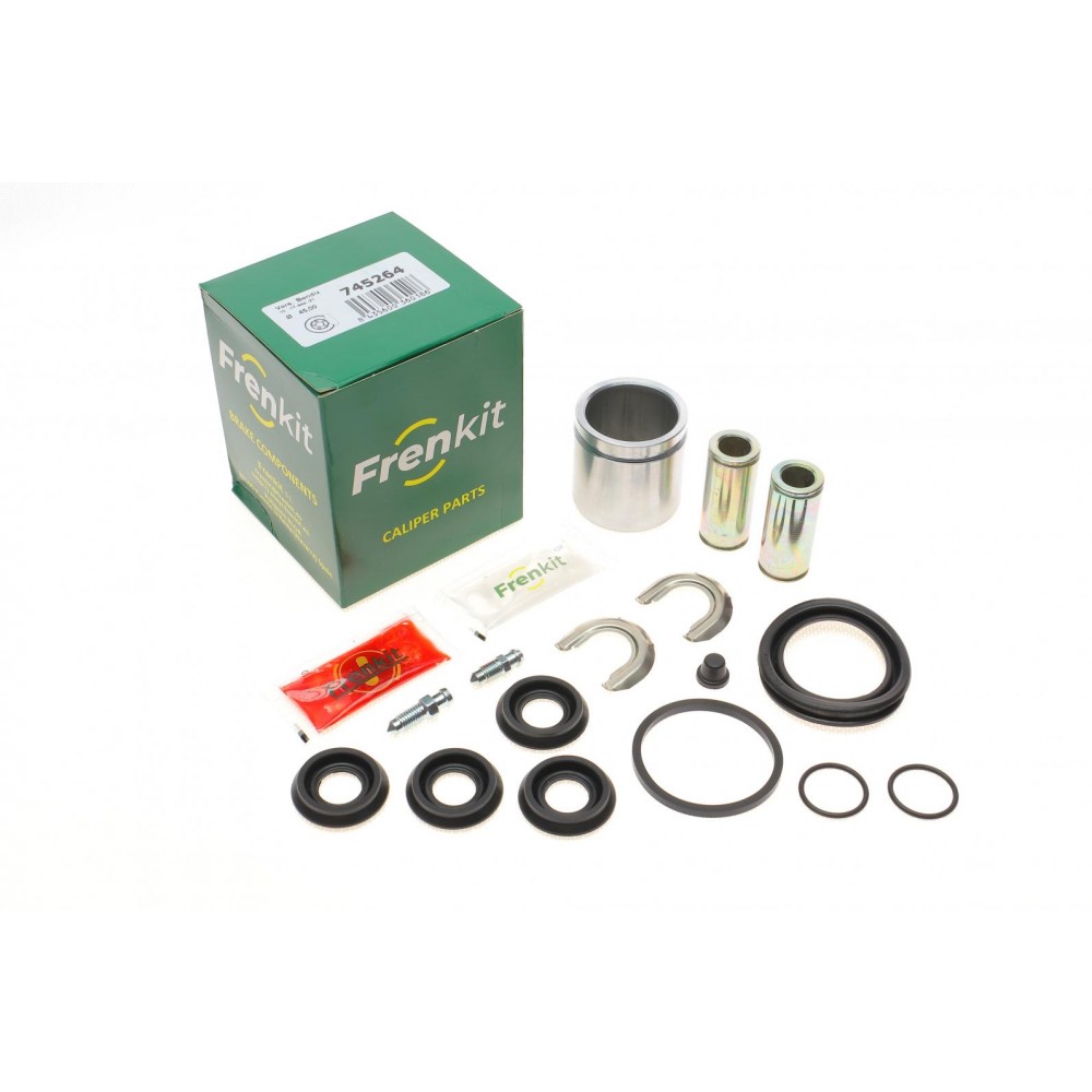 Ремкомплект супорта (переднього) Renault Twingo 93- (d=45mm)(+поршень/направляюча)(Bendix) Superkit