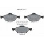 Колодки гальмівні (передні) Toyota Yaris 1.0-1.4 05- (Teves)